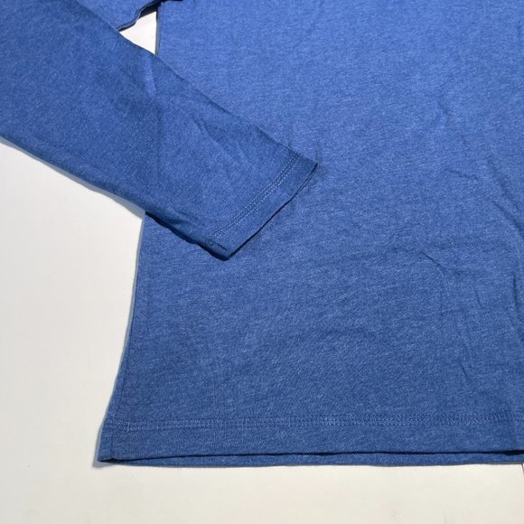 Mountain Ridge Long Sleeve Shirt Blue with Top Buttons Size Small - Picture 4 of 7